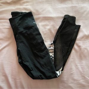 PINK Black and White leggings